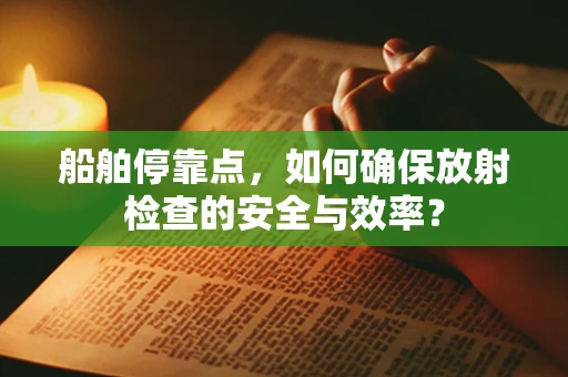 船舶停靠点，如何确保放射检查的安全与效率？