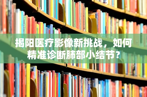 揭阳医疗影像新挑战，如何精准诊断肺部小结节？