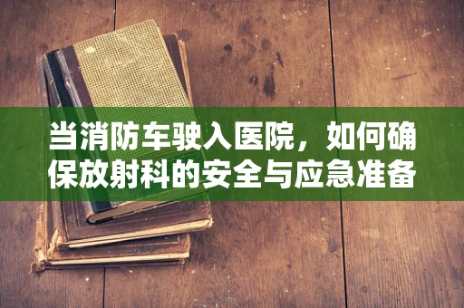 当消防车驶入医院，如何确保放射科的安全与应急准备？